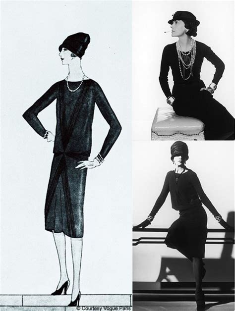 coco chanel first black dress|natural resource that the little black dress was made of.